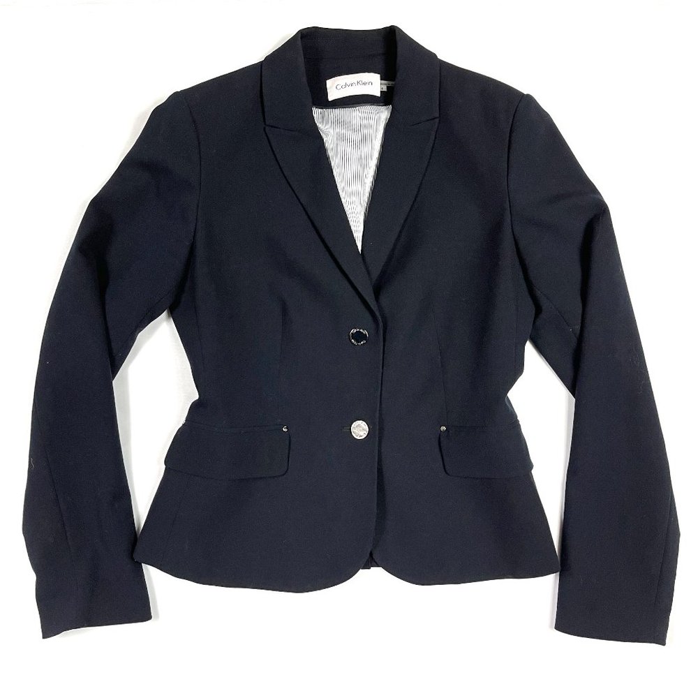 Calvin Klein black blazer/jacket 4 - Picture 2 of 9